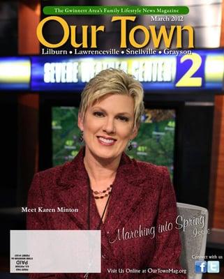 Karen Minton of WSBTV for magazine cover.