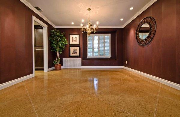 Believe it or not, this is a concrete floor. CALL (636) 256-6733 to consult an expert concrete contractor.