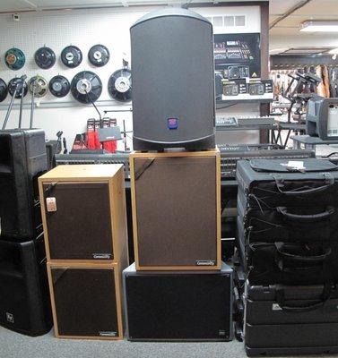 Stop by the store and browse our selection of new and used PA equipment!