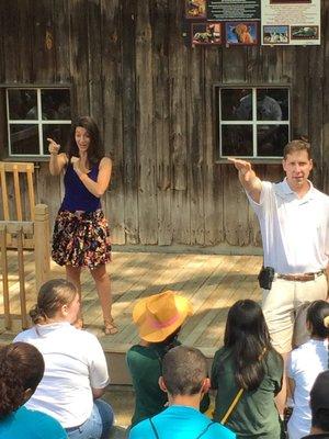 Interpreting at Beardsley Zoo.