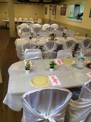 Check out our party room for your next special occasion!