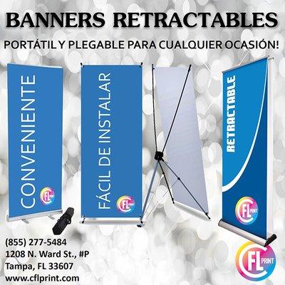 Banners retractables