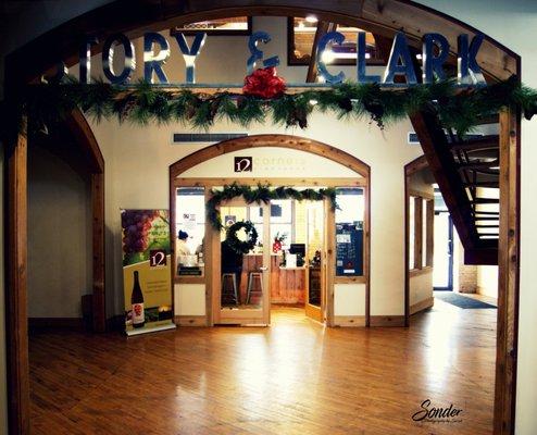 12 Corners Tasting Room entrance through the Harbourfront Building.