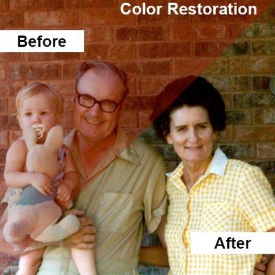 Old photos come to life with color correction!