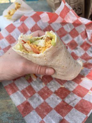 Honey mustard stack wrap