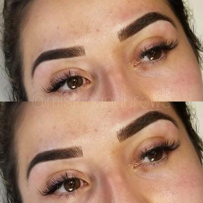 Combination eyebrows