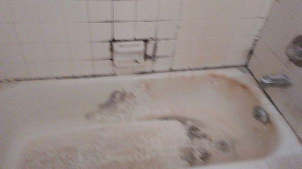 This is the before picture of tub and tile job