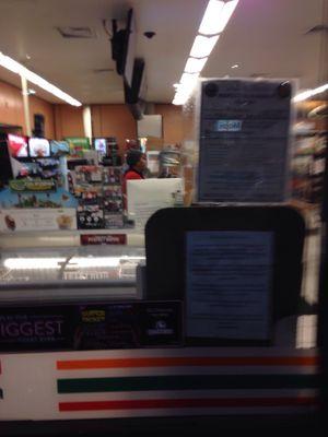 7-eleven since remodel - store #1881 night look nicer but the night staff is same mean people as before