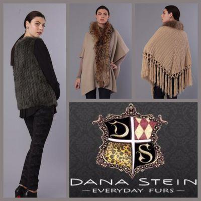 Everyday fur vests, capes and ponchos from Dana Stein.