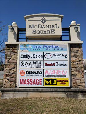 Las Perlas is located inside the McDaniel Square shopping center in Duluth.