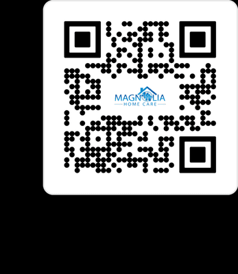 Use your phone camera and scan the code for additional information regarding Magnolia Home Care.