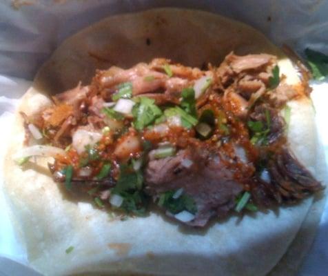 Spicy Carnitas Taco