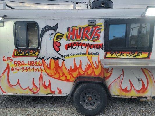 Hurts hot chicken truck.