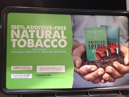 An organic, natural tobacco, perfect for a health conscious smoker!