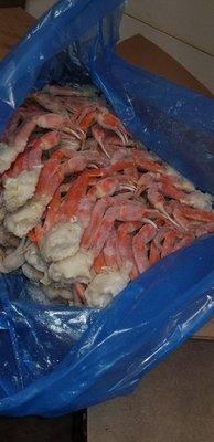 Frozen snow crab