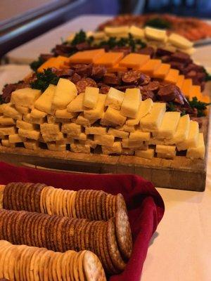 Meat and Cheese platter provided by Maple Creek Restaurant Catering