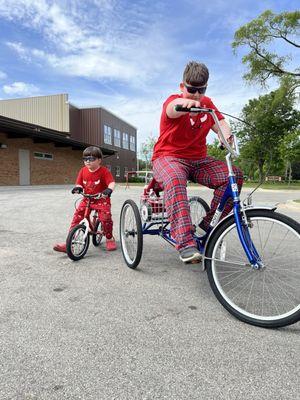 Me and my brother bikes