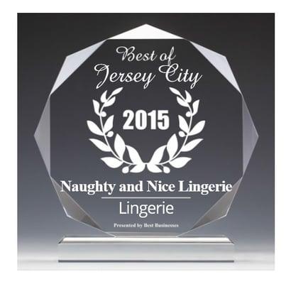 Thank you for making Naughty and Nice Lingerie the "Best of Jersey City!"