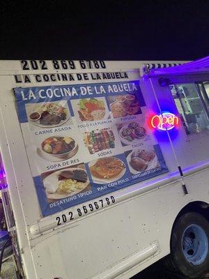 Food truck with number to order ahead