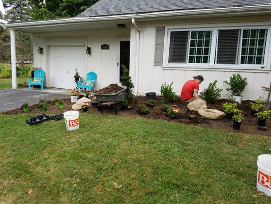 A landscape transformation in the works