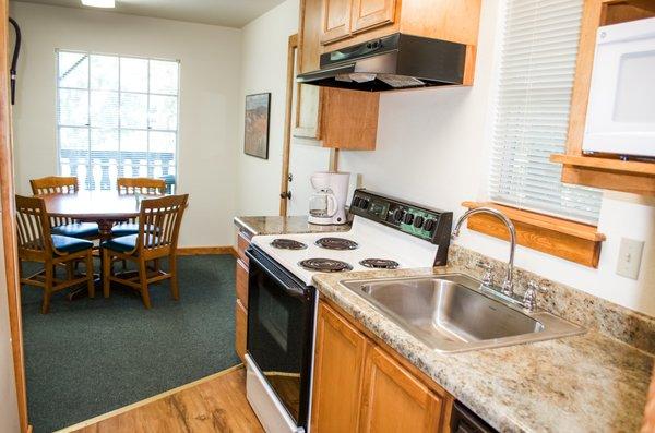 One bedroom duplex kitchen