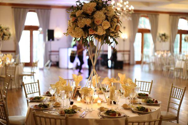 Centerpieces by Flowers by Brian