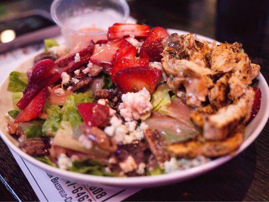 Strawberry chicken salad