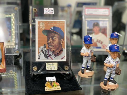 Rare authentic sports memorabilia for Cubs, Sox, Bulls, Bears, and more