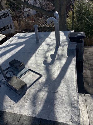 Reconditioned rear flat roof