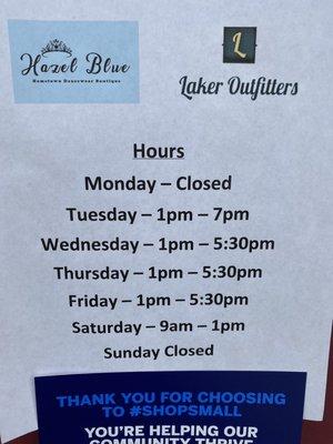 Restricted hours