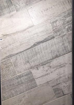 Porcelain tile.  Rustic