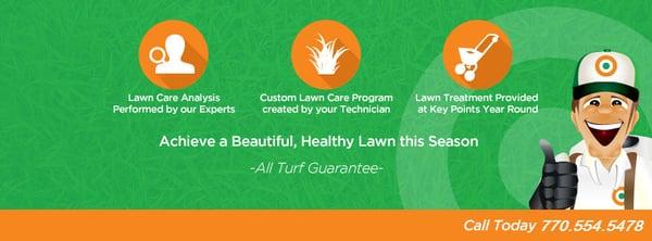 Choose All Turf for all of your Atlanta lawn care needs!