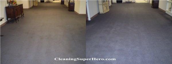 Churches save money with carpet cleaning from the Cleaning Super Hero.