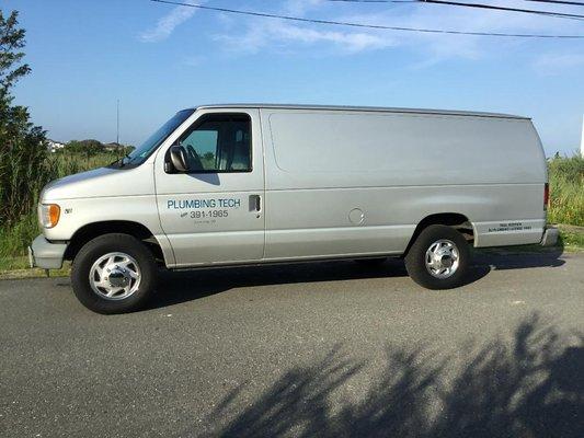 Look for the gray Plumbing Tech van!