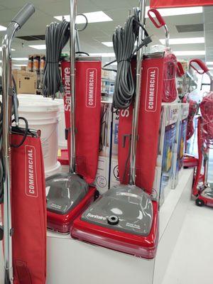 Commercial vacuums