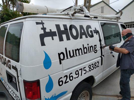 Hoag plumbing / family owned and operated.