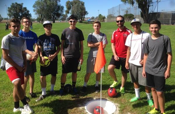 Soccer Team Practice