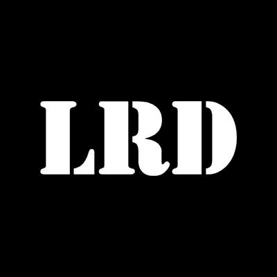 LRD White on Black