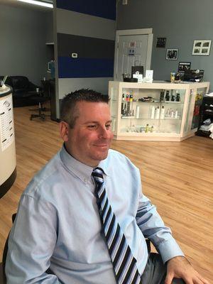 State Rep Scott Slater keeps it tight & clean with a #2 haircut!