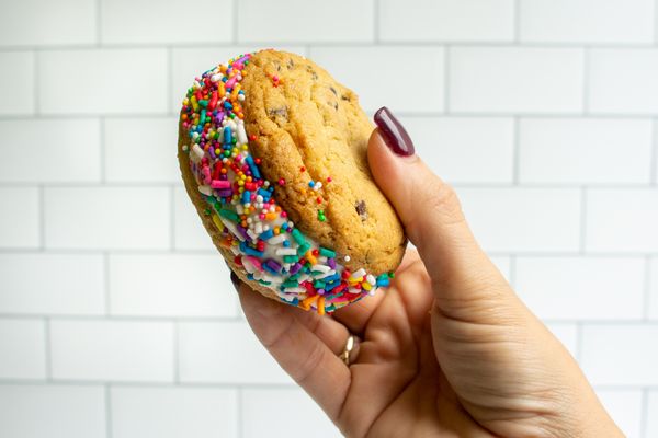 Gelato Chocolate Chip Cookie Sandwich