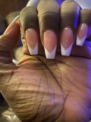 These are nails I got redone on Thursday the next, this is what I expected from Mai Le Nails,,,