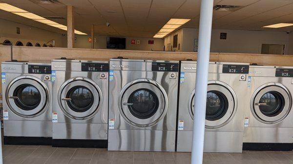 We have two 80 lb washers