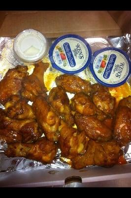 Honey BBQ wings