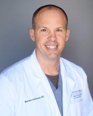 Dr. Barrett Johnston is double board certified in anesthesiology and pain management