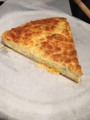 Ham and cheddar quiche is on point!