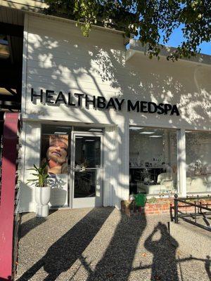 HealthBay Medspa Sign