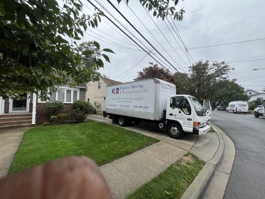 Helping our customer with a small moving job from Lynbrook, NY to East Rockaway, NY