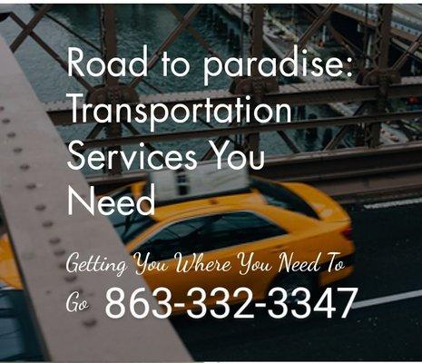 Taxi service serving Polk county set schedule appointments for doctors job scheduled train station bus terminal etc