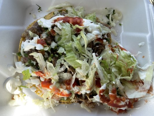 Carnitas Tostada