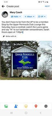 Upper Peninsula Club